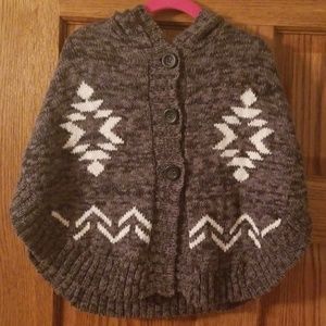Toddler girl poncho